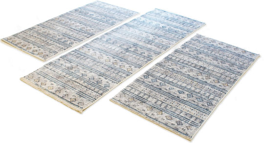 Polcarpet 3614 Σετ Χαλιά Κρεβατοκάμαρας Mystic Kilvana Light Grey 3τμχ Polcarpet 3614 Σετ Χαλιά Κρεβατοκάμαρας Mystic Kilvana Light Grey 3τμχ