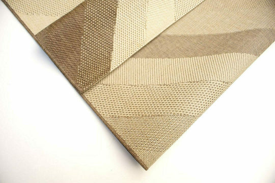 Tzikas Carpets Summer Bedroom Rug Set Wicker Maestro Brown 3 Pieces