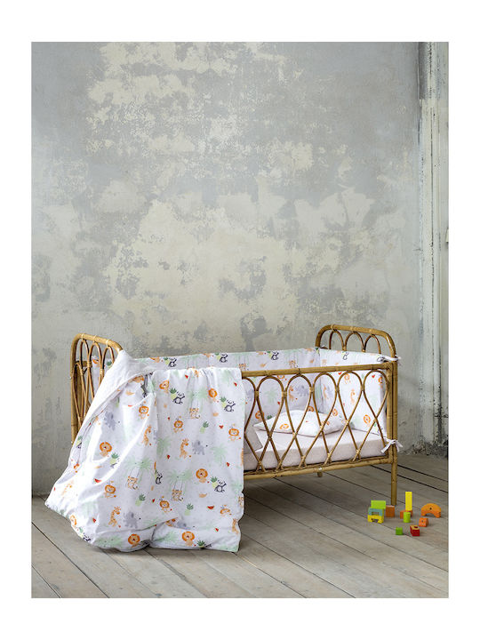 Nima Cotton Baby Quilt Tagalong 100x140cm Multicolour