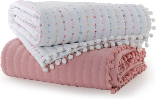 Nef-Nef Homeware Miracle Βρεφικό Κουβερλί Microfiber Πολύχρωμο 110x150cm