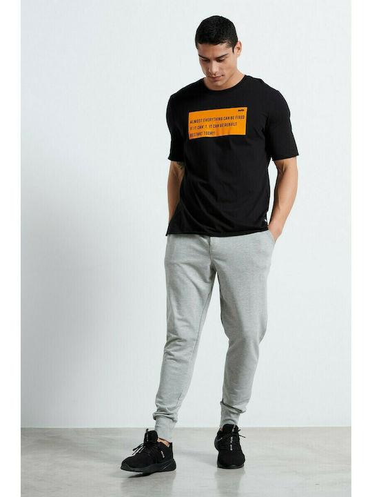Sweatpants with Elastic Gray