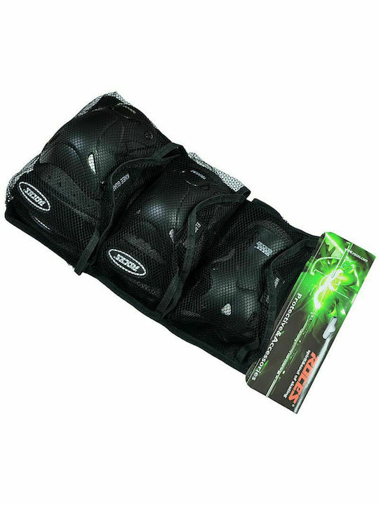 Roces Protector Σετ Προστατευτικών για Rollers Μαύρο