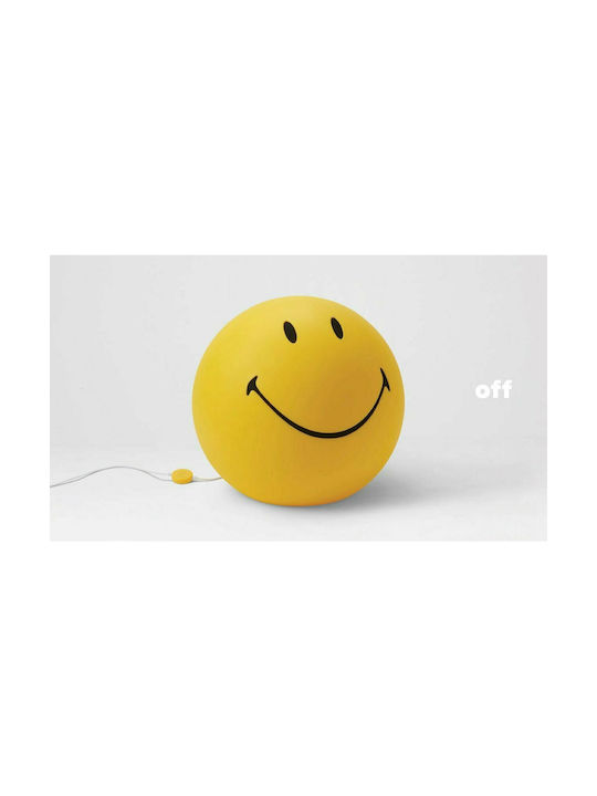 Mr Maria Led Παιδικό Διακοσμητικό Φωτιστικό Smiley XL Κίτρινο 45x45x40εκ.