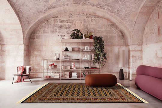 Newplan 7838B Bedroom Rug Set Klassik Red 3 Pieces