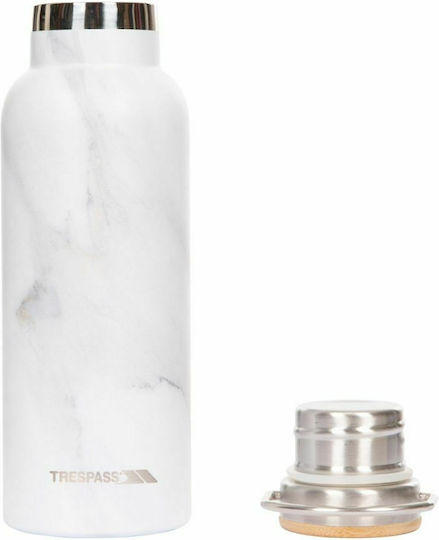 Trespass Breen Stainless Steel Thermos Bottle 550ml Stone