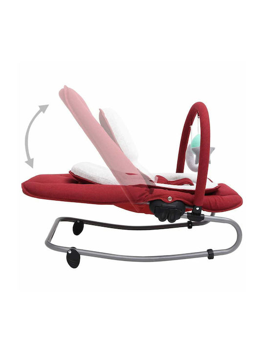 vidaXL Χειροκίνητο Relax Μωρού Κόκκινο για Παιδί έως 10kg