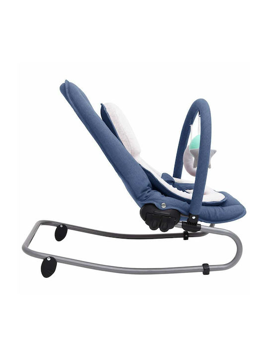 vidaXL Ръчен Релакс Бебе Navy Blue за Дете до 10кг