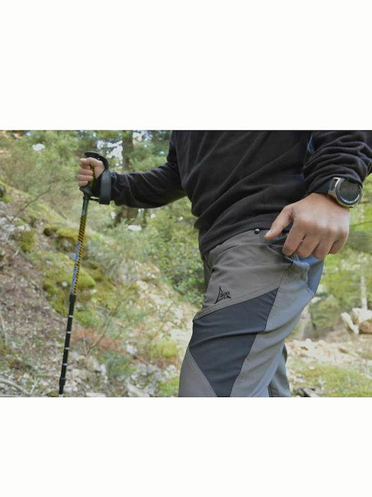 Apu Peak Ανδρικό Μακρύ Παντελόνι Πεζοπορίας Γκρι