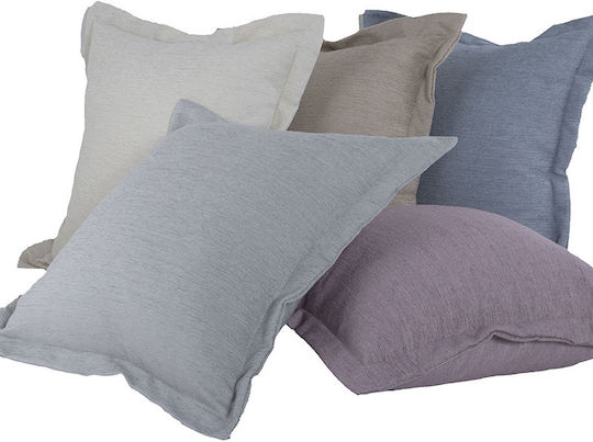 Nef-Nef Homeware Nature Sofa Cushion 100% Cotton Lilac 50x50 cm