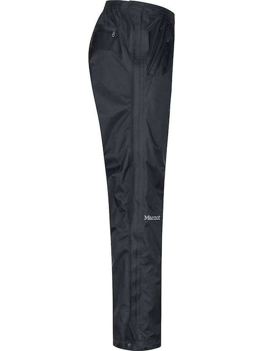 Marmot PreCip Eco Full Zip Ανδρικό Μακρύ Παντελόνι Πεζοπορίας Μαύρο