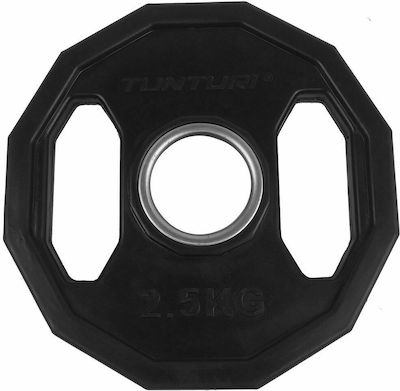 Tunturi Set of Plates Olympic Type Rubber 2 x 2.5kg Φ50mm with Handles