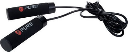Pure2Improve Springseil Fitness mit Gewicht 2.85m Schwarz