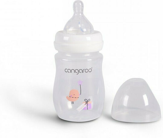 Cangaroo Plastikflasche Gegen Koliken mit Silikonsauger für 0+, 0+ m, Monate Blue Mädchen 160ml