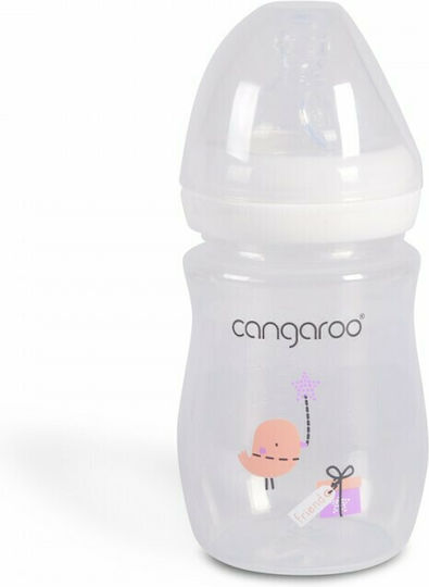 Cangaroo Plastikflasche Gegen Koliken mit Silikonsauger für 0+, 0+ m, Monate Blue Mädchen 160ml