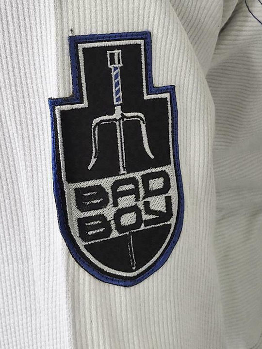 Bad Boy Sai Training Series GI BBGI146 Uniform Brasilianisches Jiu Jitsu Weiß