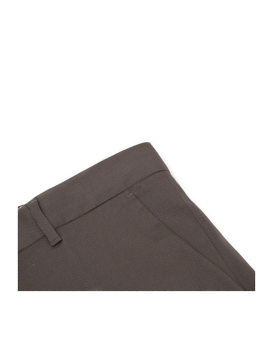 Trousers Chino Elastic Brown