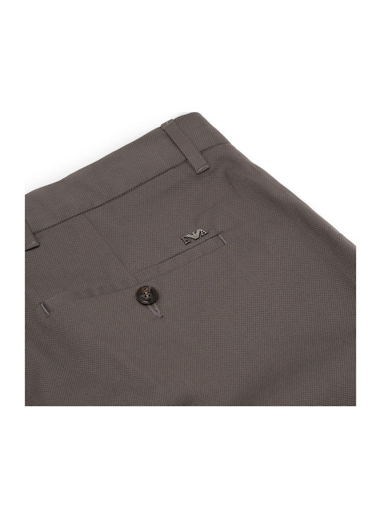Trousers Chino Elastic Brown