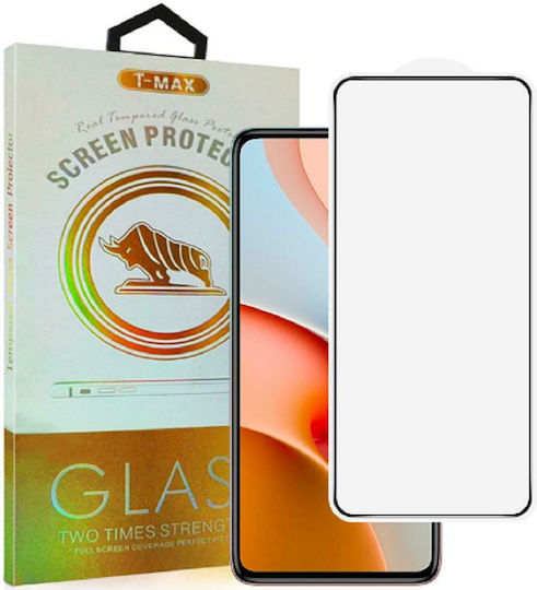T-Max Full Glue Full Glue Full Face Tempered Glass (Xiaomi Note 9s)