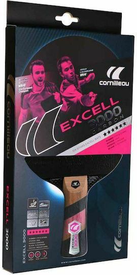 Cornilleau Carbon 3000 Ρακέτα Ping Pong για Παίκτες Αγωνιστικού Επιπέδου