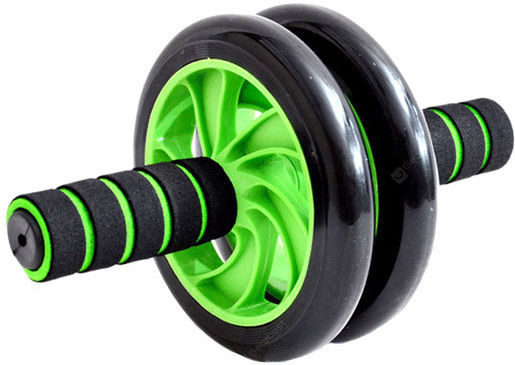 Superboost GYM-0001 Abdominal Wheel Green with Anti-Slip Handles & Mat
