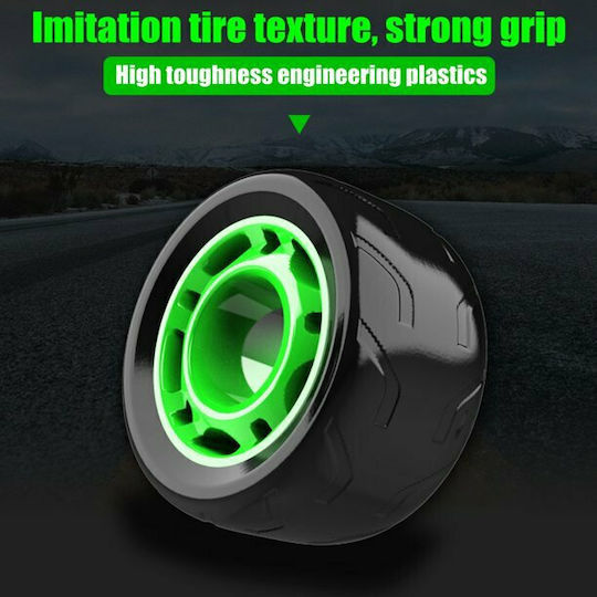 Abdominal Wheel Black with Anti-Slip Handles
