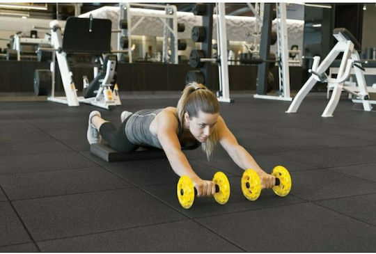 SKLZ Core Wheels SKLZ-CW2 Roți pentru Abdomen 2pcs Galben