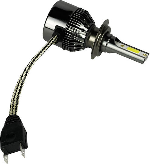 Auto Gs Λάμπες Αυτοκινήτου H7 LED 6000K Ψυχρό Λευκό 12-24V 36W 2τμχ