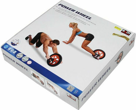 Body Sculpture Fitness Power BB-712 Ρόδα Κοιλιακών Μαύρη