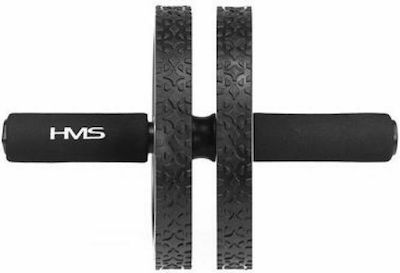 HMS WA03 Abdominal Wheel Black with Anti-Slip Handles