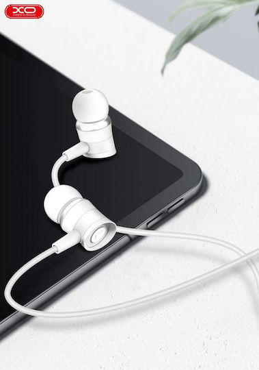 XO EP20 In-ear Handsfree με Βύσμα 3.5mm Λευκό