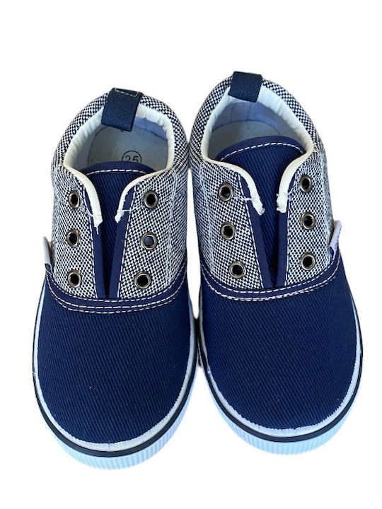 Kinder Sneakers Anatomisch Slip-on Blau