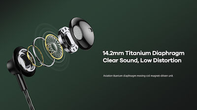 Remax RM-711i In-ear Handsfree με Βύσμα Lightning Μαύρο
