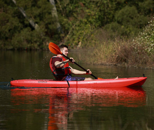 Seaflo Puny SF-1003 SF1003.032C Kayak din plastic Geantă de plajă 1 persoană Roșu