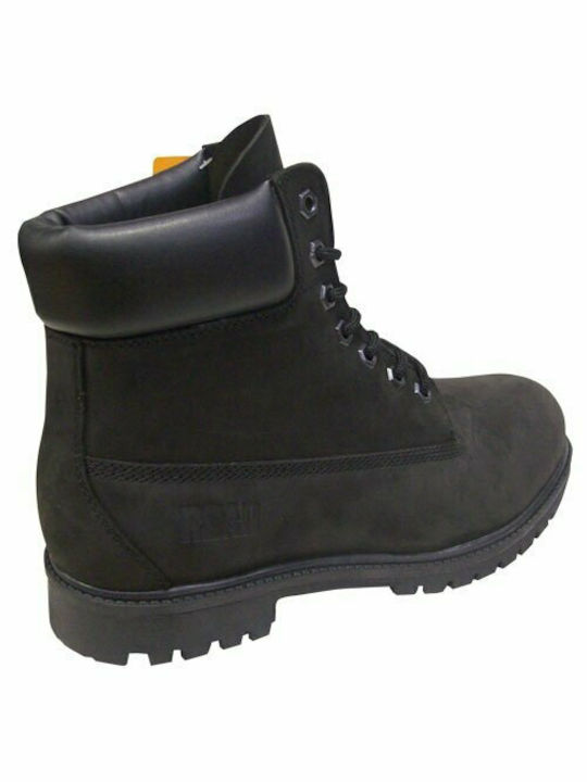 Leder Schwarz Stiefel