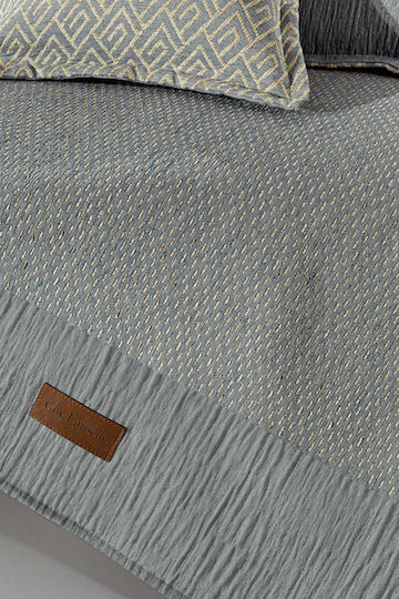 Guy Laroche Escada Фотьойл Throw 2 Страни Шенил 180x150см Golden