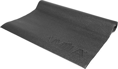 Amila Rubber Gym Exercise Equipment Floor Mat Black 160x87x0.4cm