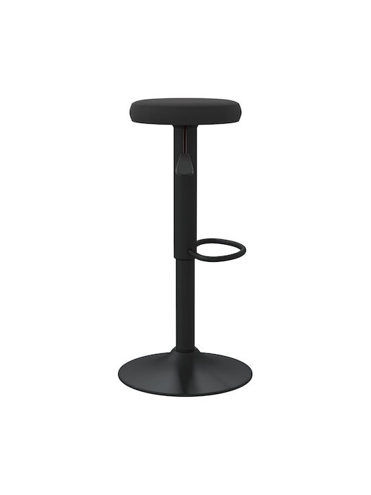 Stool Bar with Adjustable Height Black 2pcs 31x31x58-78cm