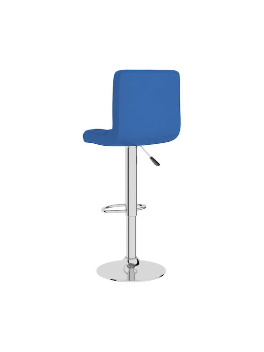 Scaune Bar cu Spătar & Înălțime Reglabilă Albastru 2buc 40x47x90-111buc