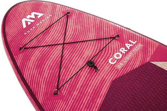 Aqua Marina Coral 10'2" Φουσκωτή Σανίδα SUP με Μήκος 3.1m Ροζ
