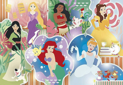 Kinderpuzzle Disney Supercolor Princess für 3++ Jahre 24pcs Clementoni