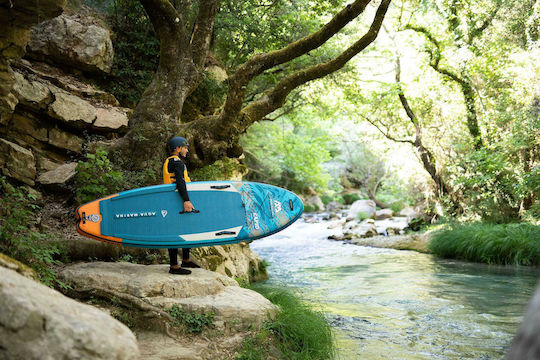 Aqua Marina Rapid 9’6” Aufblasbar SUP Board mit Länge 2.89m Blau