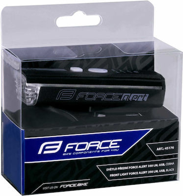 Force Alert 350 Lumen Rechargeable Bicycle Front Light