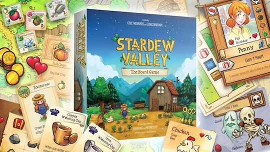 Настолна игра Stardew Valley: The Board Game за 1-4 играчи 13+ години