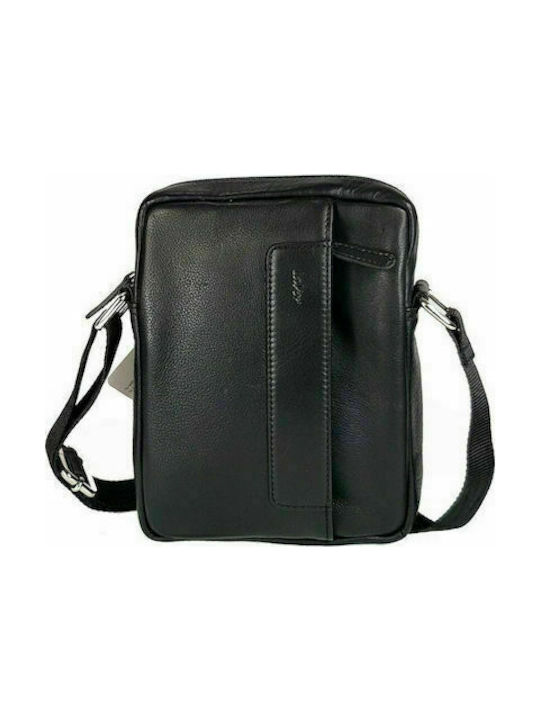 Lavor 1-37 Leather Men's Bag Shoulder / Crossbody Black