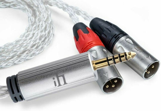 iFi Audio Cable 4.4mm male - 2x XLR male Γκρι 1m