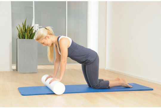 Sissel Pilates Roller Κύλινδρος Μασάζ Λευκός 90cm