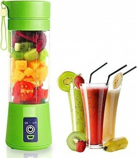 Portable Rechargeable Blender YE-01 Blender for Smoothies 0.38lt Green