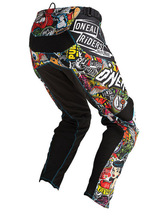 O'neal Mayhem Crank Καλοκαιρινό Ανδρικό Παντελόνι Motocross Black/Multicolor