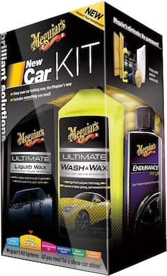 Meguiar's Străluciți / Epilare cu ceară / Curățare pentru Corp cu Aromă Mașină nouă Brilliant Solutions New Car Kit G3201
