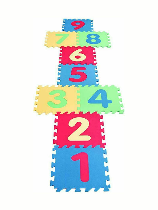 Pilsan Kids Educational Floor Puzzle with Numbers 9pcs